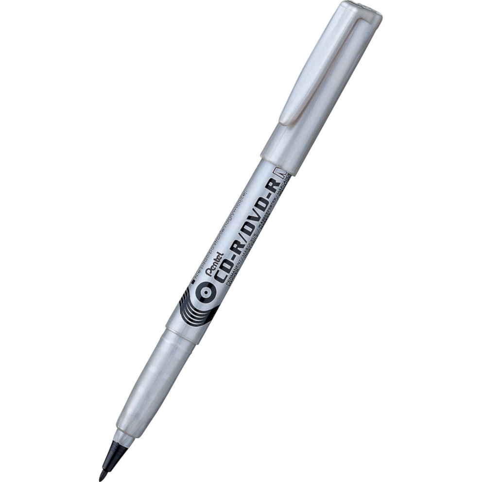 CD-MARKER, ekologiczny, okrągła końcówka 0,8 mm czarny Pentel