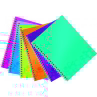 Kołonotatnik w kratkę A4 PP Leitz WOW, turkusowy