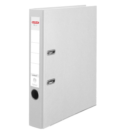 SEGREGATOR DŹWIGNIOWY HERLITZ Q.FILE A4 5CM SZARY