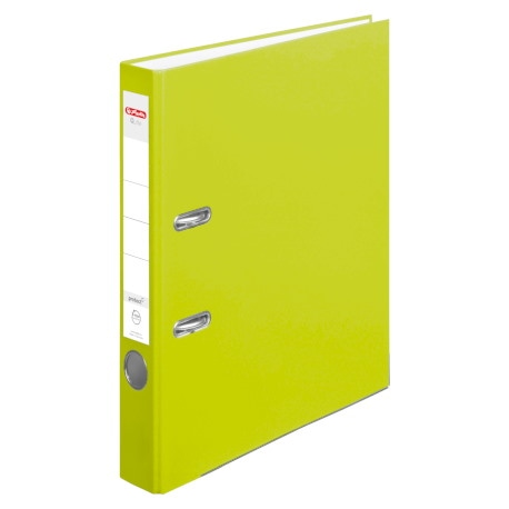SEGREGATOR DŹWIGNIOWY HERLITZ Q.FILE A4 5CM LIMONKOWY