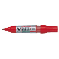 Marker perm  PILOT V-Sup Col SCA-VSC-M-BGokr czerw
