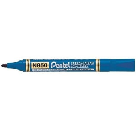 ekonomiczny marker perm. okrągła końcówka niebieski Pentel