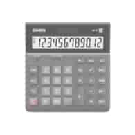 Kalkulator biurowy CASIO DH-12BK-S, 12-cyfrowy, 151x159mm, czarny