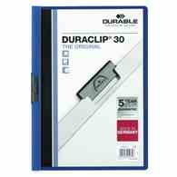 DURACLIP® Original 30, skoroszyt zaciskowy A4, 1-30 kart. granatowy