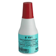191 TUSZ DO STEMPLI CZERWONY, 25 ML NORIS