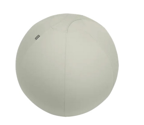 Piłka do siedzenia Leitz Ergo, 75cm, z zabezpieczeniem przed niekontrolowanym toczeniem się, jasnoszara