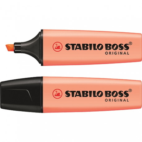 Zakreślacz STABILO BOSS ORIGINAL Pastel pomarańczowy