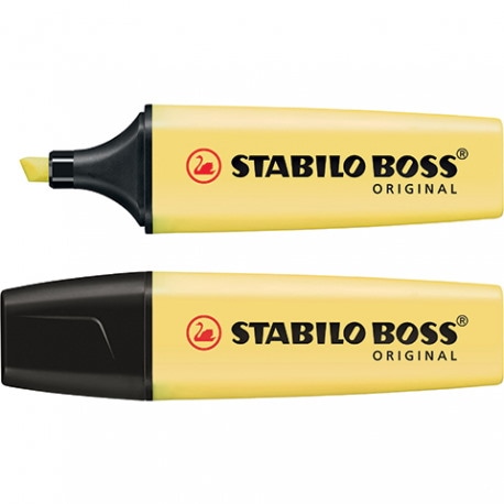 Zakreślacz STABILO BOSS ORIGINAL Pastel żółty