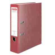 SEGREGATOR DŹWIGNIOWY HERLITZ Q.FILE A4 8CM CZAERWONY