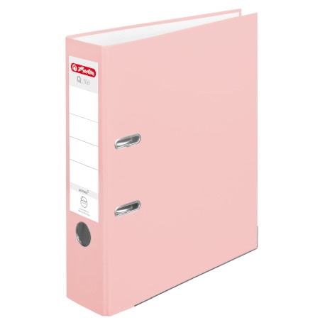 SEGREGATOR DŹWIGNIOWY HERLITZ Q.FILE A4 8CM ŁOSOSIOWY