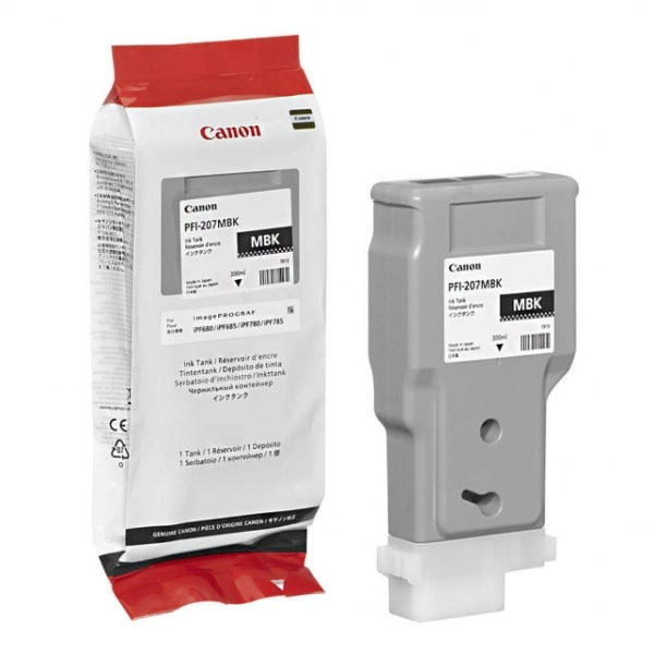 Tusz Canon PFI-207MBK do iPF680/685/780/785  | 300ml | matte black
