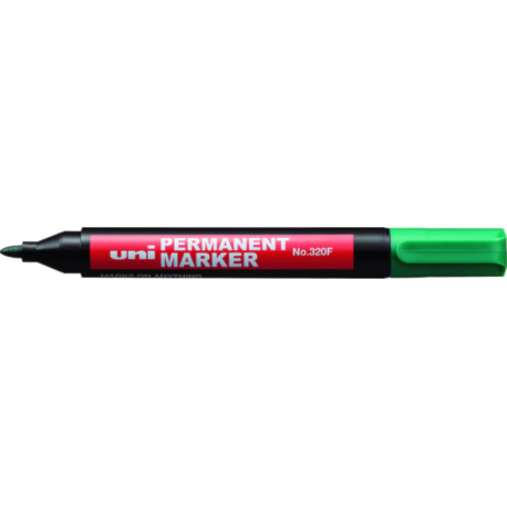MARKER PERMANENTNY NO-320, ZIELONY, UNI