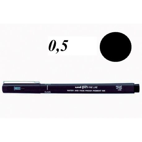 CIENKOPIS KREŚLARSKI PIN-200, 05, CZARNY, UNI