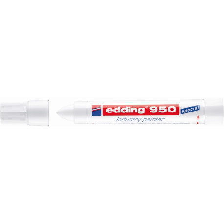 Marker przemysłowy w paście e-950 EDDING, 10mm, biały