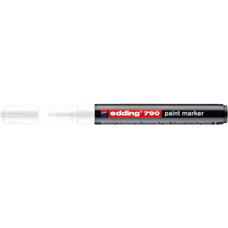 Marker olejowy e-790 EDDING, 2-3mm, biały