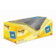 Karteczki samoprzylepne POST-IT® (654CY-VP20), 76x76mm, (16+4)x100 kart., żółte, 4 bloczki GRATIS
