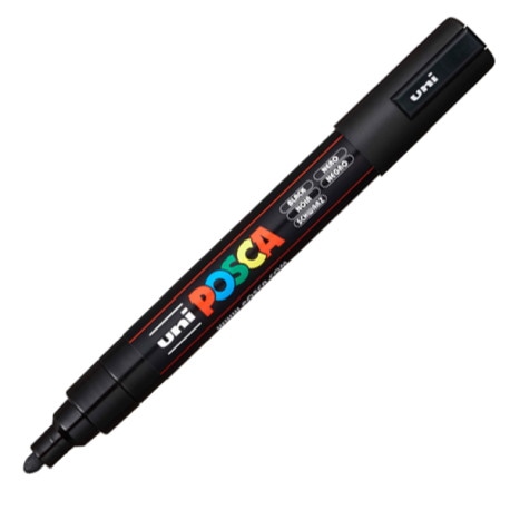 PC-5M CZARNY MARKER POSCA UNI