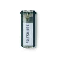 KEY CLIP, zawieszki do kluczy czarny op. (6 szt.)