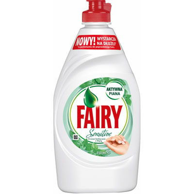 PLYN DO NACZYN FAIRY SENSITIVE MIETA 450ML P&G