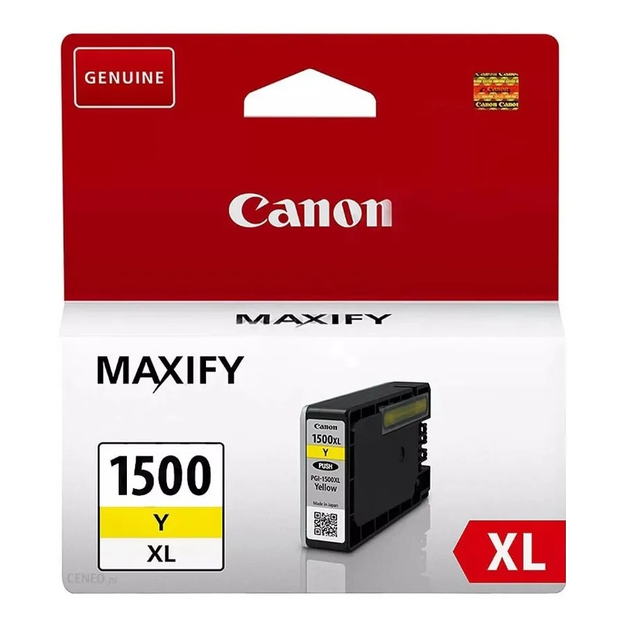 Tusz   Canon  PGI1500XLY do  MB-2050/2350 | 12ml | yellow