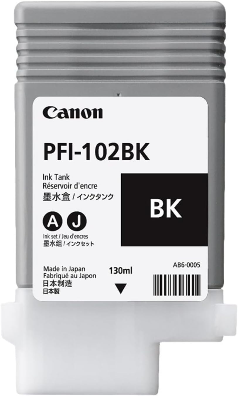 Tusz Canon PFI102B do  IPF-500/600/700/710/720/750 | 130ml | photo black