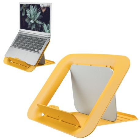 Podstawka pod laptopa Leitz Ergo Cosy, żółta