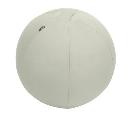 Piłka do siedzenia Leitz Ergo, 55cm, z zabezpieczeniem przed niekontrolowanym toczeniem się, jasnoszara