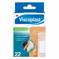 Viscoplast™ Turystyczny, plastry, 3 rodzaje, 5 rozmiarów, pudełko/22 szt