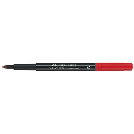 MULTIMARK OHP PERMANENTNY M CZERWONY FABER-CASTELL