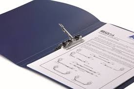 Teczka z zaciskiem dźwigniowym, A4, 1-100 kartek, PP