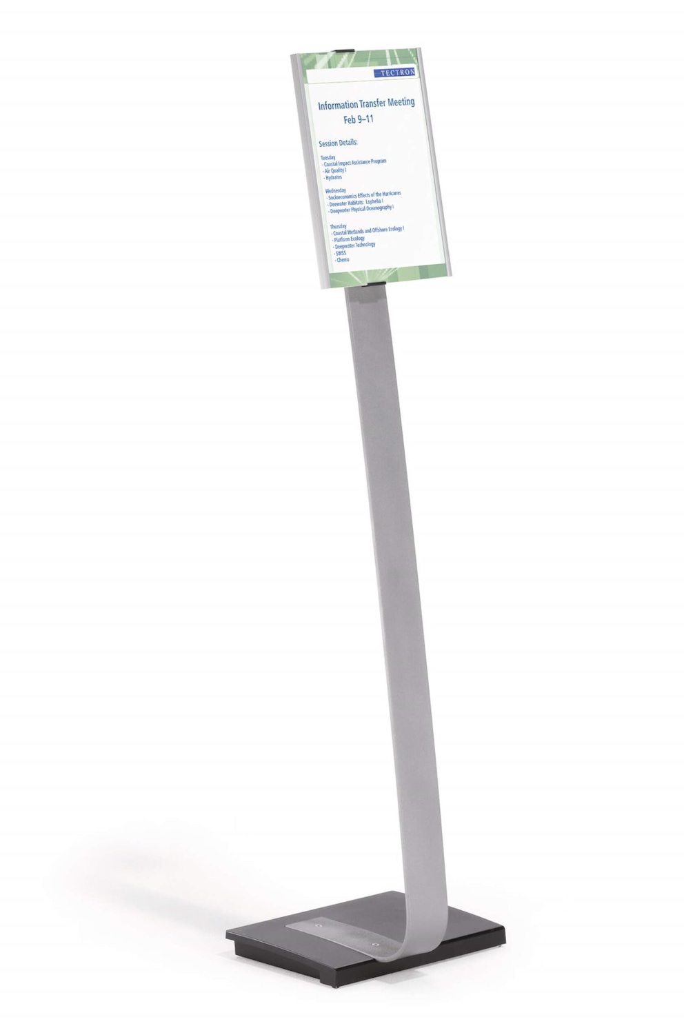 INFO SIGN stand A4 tablica informacyjna A4 srebrny