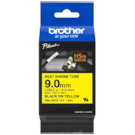 Brother oryginalny taśma do drukarek etykiet, Brother, HSE-621E, czarny druk/żółty podkład, 1.5m, 9mm