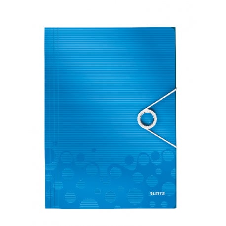 Teczka z gumką PP Leitz WOW, 30 mm, niebieski