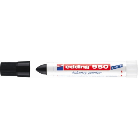 Marker przemysłowy w paście e-950 EDDING, 10mm, czerwony