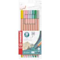 Cienkopis STABILO point 88 pastel etui 8 szt.