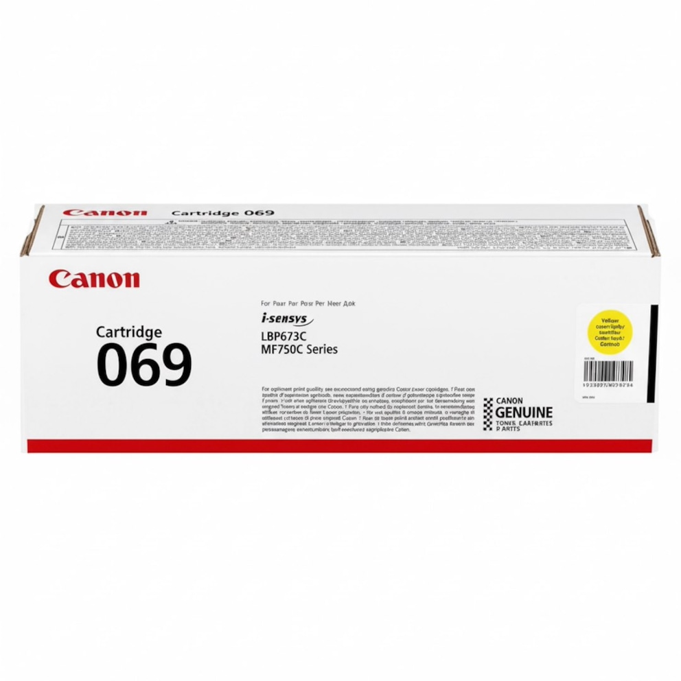 Canon oryginalny toner 069BK,yellow, 2100s, 5094C002, Canon MF752Cdw, 754Cdw, LBP673Cdw, O