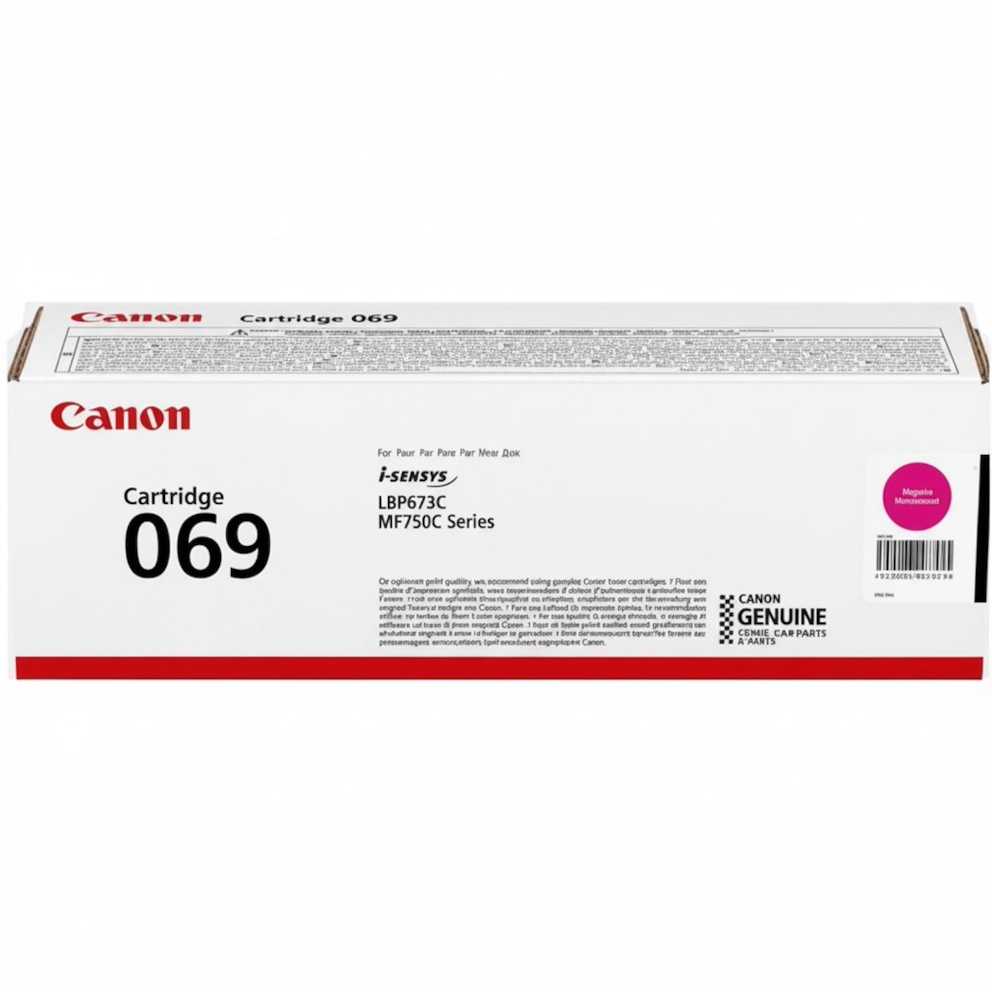 Canon oryginalny toner 069BK,magenta, 2100s, 5094C002, Canon MF752Cdw, 754Cdw, LBP673Cdw, O