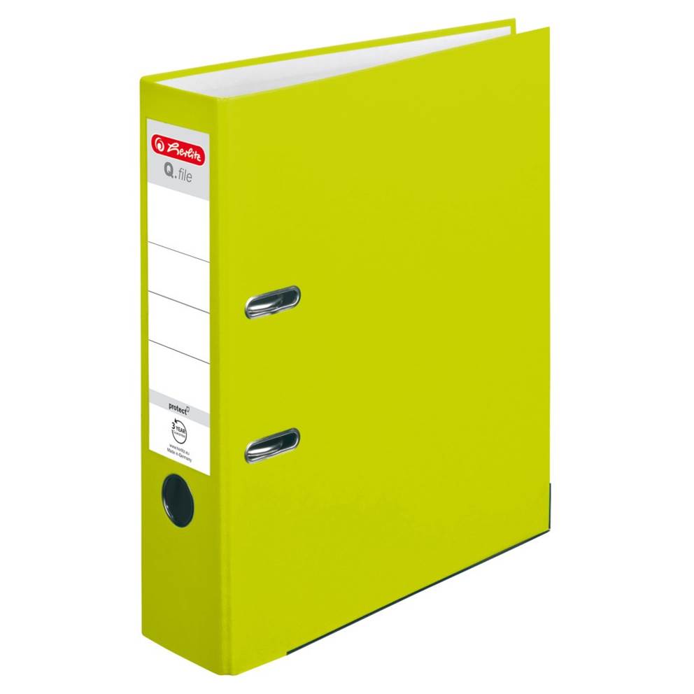 SEGR.A4 8CM PP NEON GREEN Q.FILE