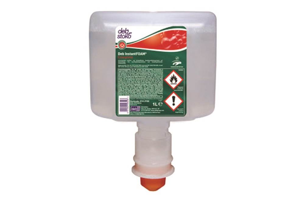 Pianowy środek dezynfekujący DEB Instant Foam Complete, zapas do dozownika, 1000ml