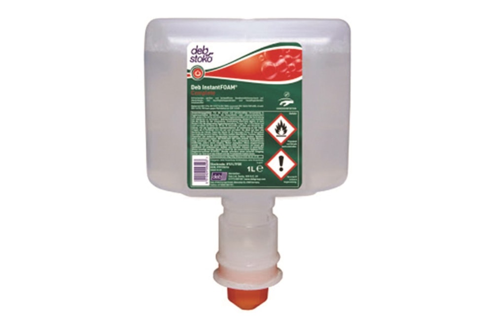 Pianowy środek dezynfekujący DEB Instant Foam Complete, zapas do dozownika, 1000ml