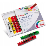 pastele do tkanin 7-kolorowe 7 kolorów Pentel