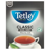 Herbata TETLEY CLASSIC EARL GREY, 100 torebek po 1,5 g.