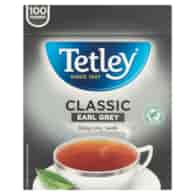 Herbata TETLEY CLASSIC EARL GREY, 100 torebek po 1,5 g.