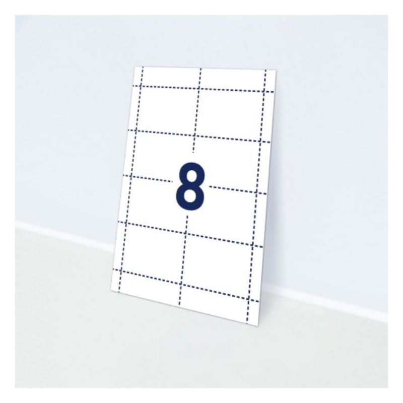 Wkłady do identyfikatorów, 60 x 90 mm, 20 ark/160 wkładów, białe wkłady z mikroperforacją 190 g/m2; pasują do holderów 4822, 4825, identyfikatory AVERY L4728-20