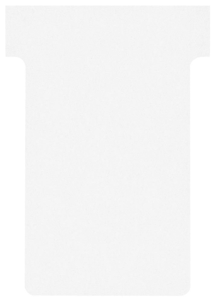 Karteczki T-Card Nobo, rozmiar 2, białe 100 szt./opak.
