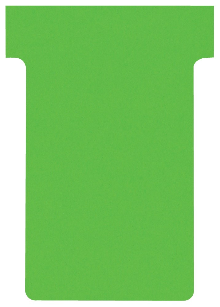 Karteczki T-Card Nobo, rozmiar 2, zielone 100 szt./opak.