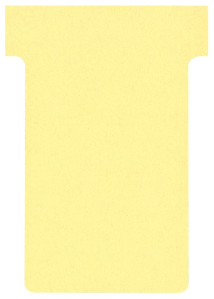 Karteczki T-Card Nobo, rozmiar 2, żółte 100 szt./opak.