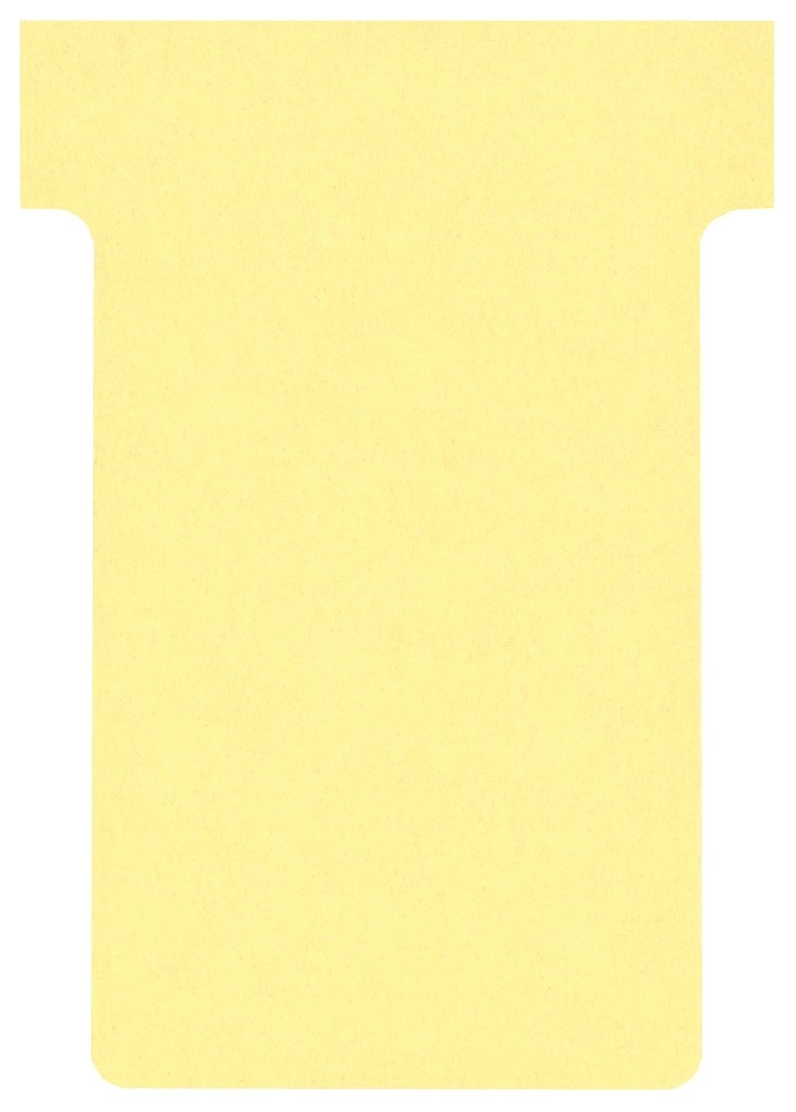 Karteczki T-Card Nobo, rozmiar 2, żółte 100 szt./opak.