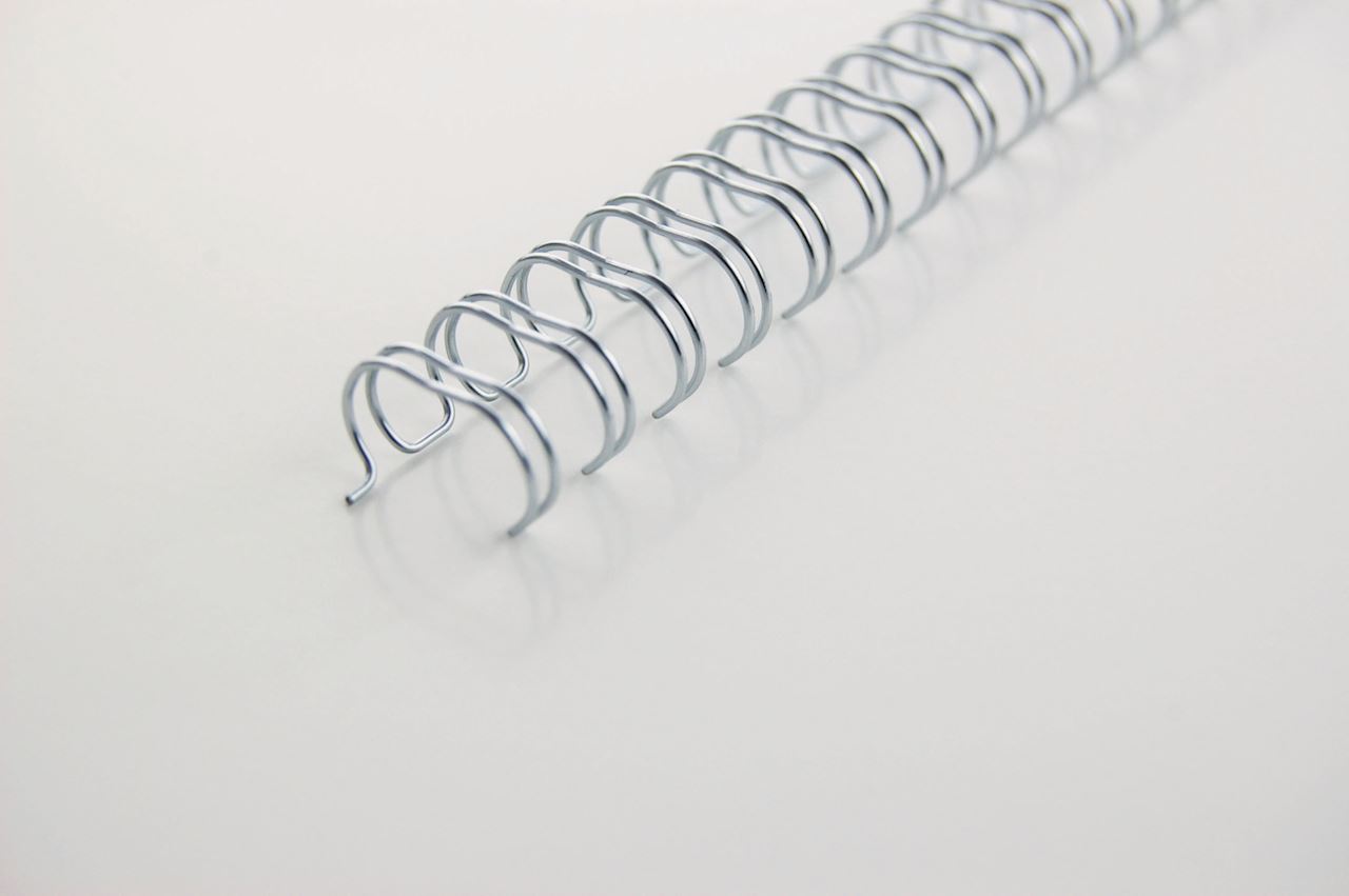 Grzbiety drutowe GBC WireBind A4, 9,5 mm, czarne 100 szt./opak.