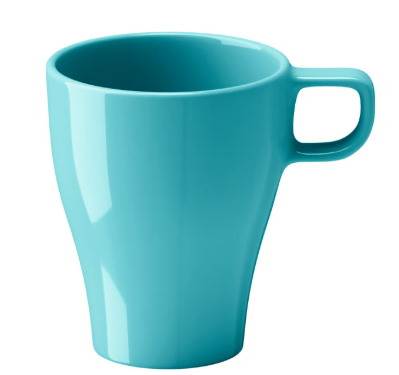 FÄRGRIK Kubek turkusowy 10 cm